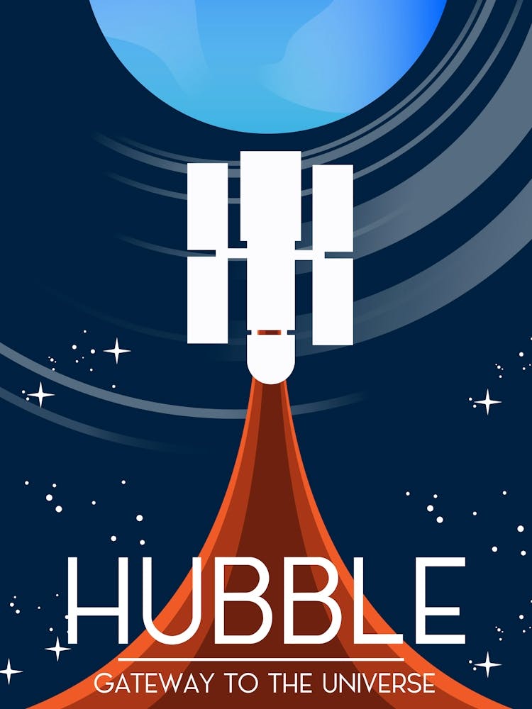 Hubble Gateway To The Universe Space Art