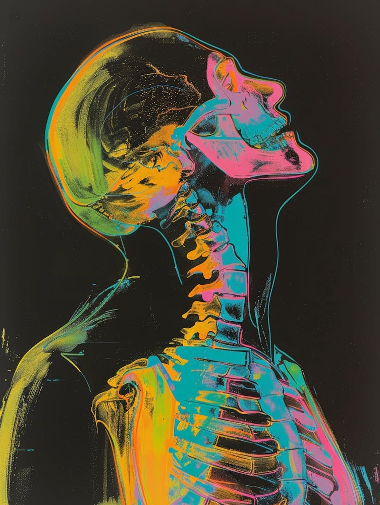 Skeleton Print