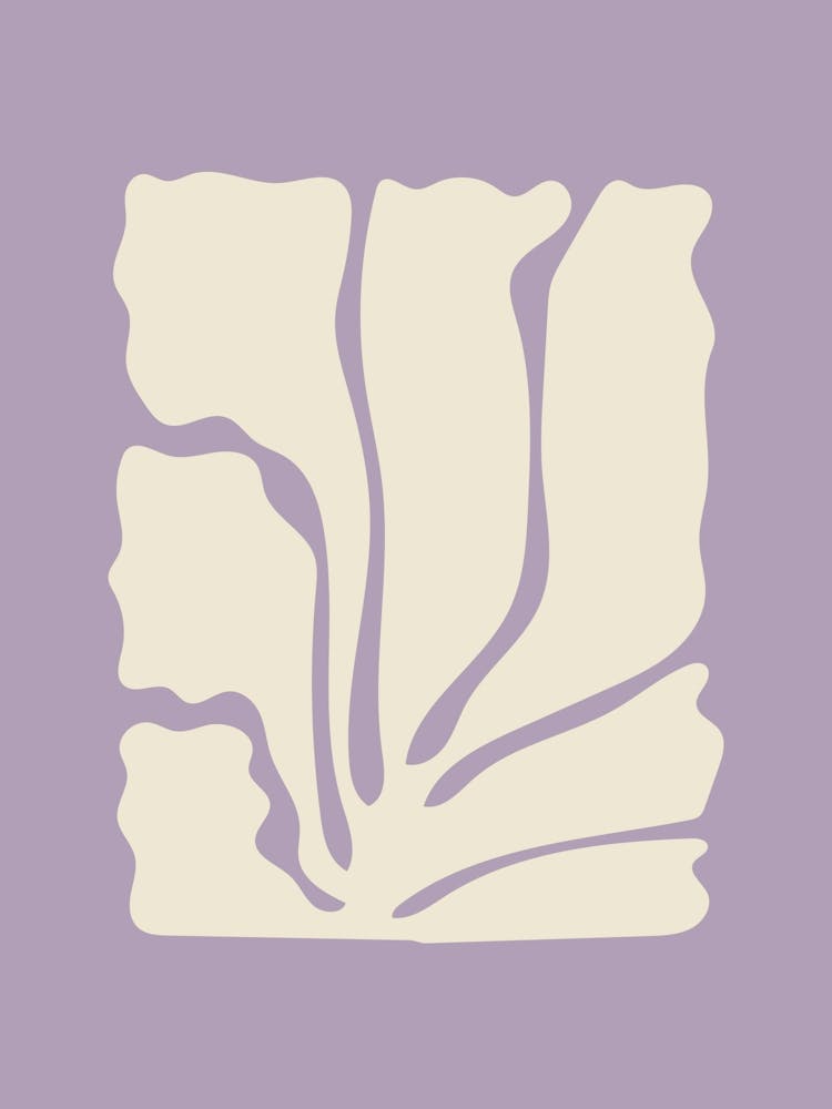 Lilac abstract botanical