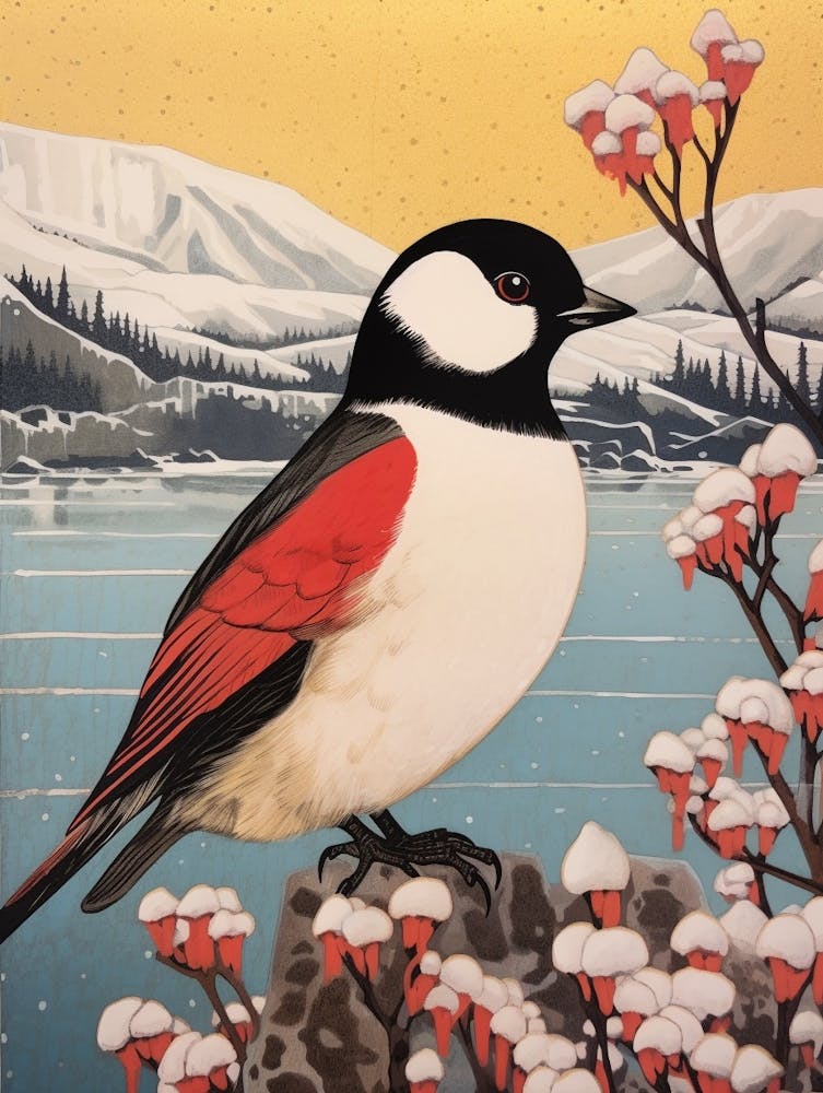 Vogelillustration Bufflehead 3