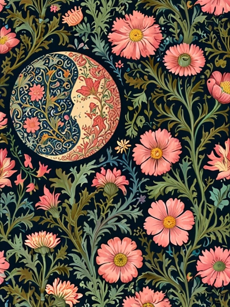 William Morris Floral Wallpaper 19