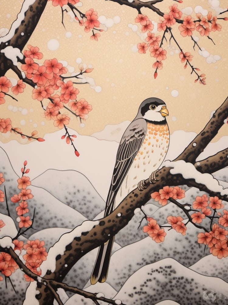 Bird Illustration American Kestrel 2