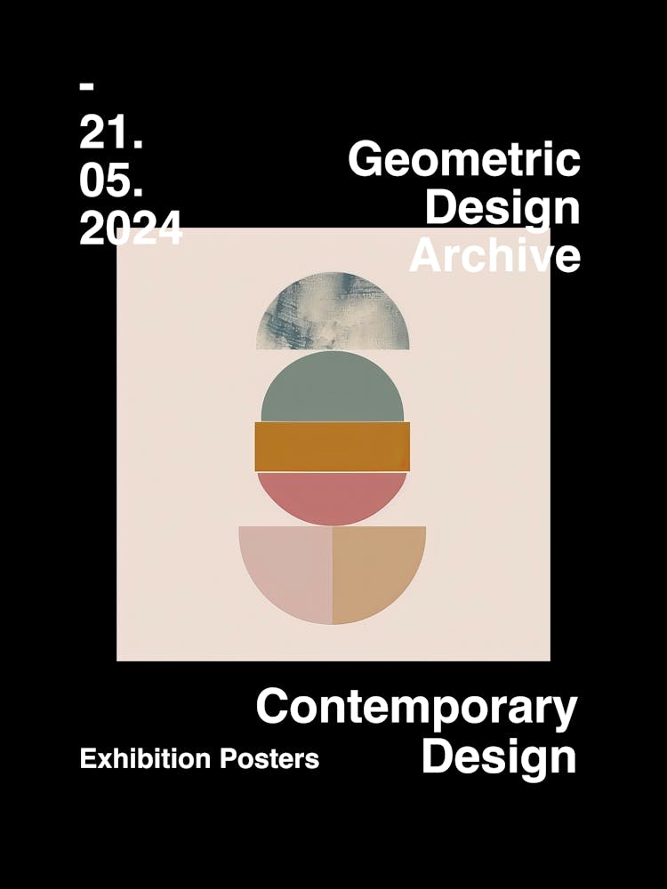 Geometric Design Archive Poster 01