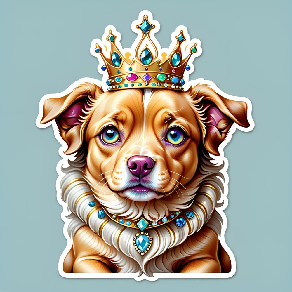 Dog In A Crown