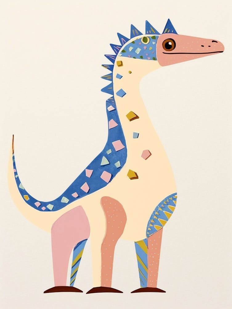 Nursery Dinosaur Art Citipati 1