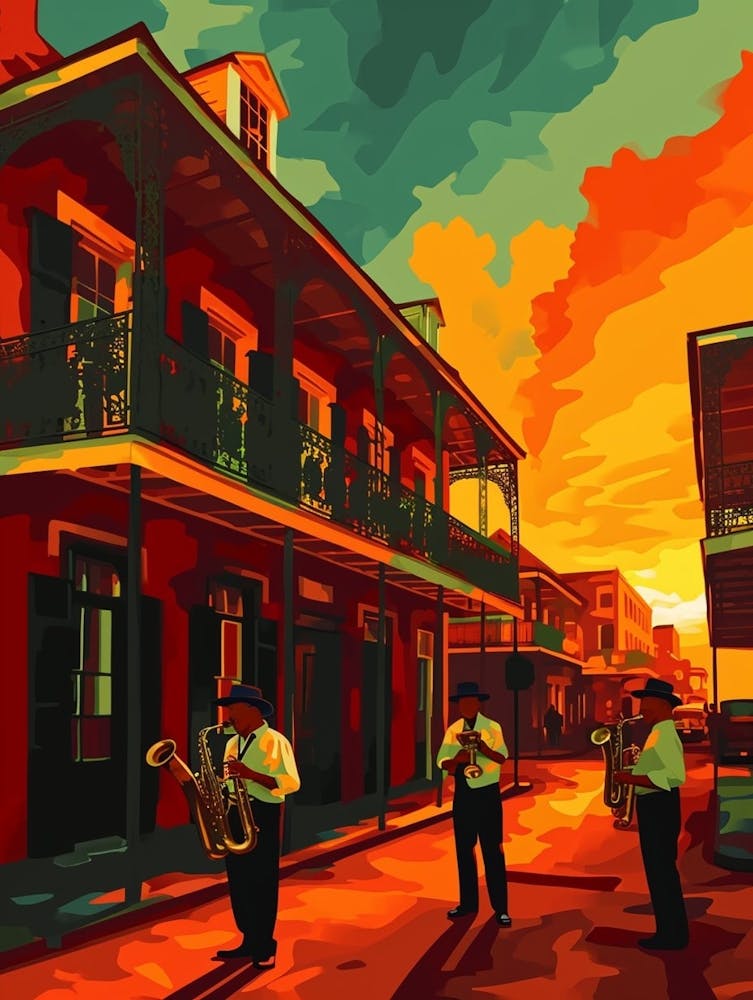 Preservation Hall Retro Pop Art 3