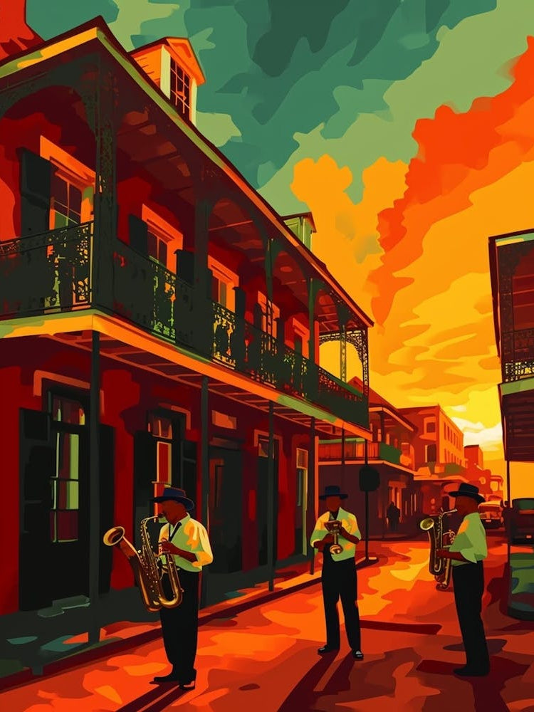 Preservation Hall Retro Pop Art 3