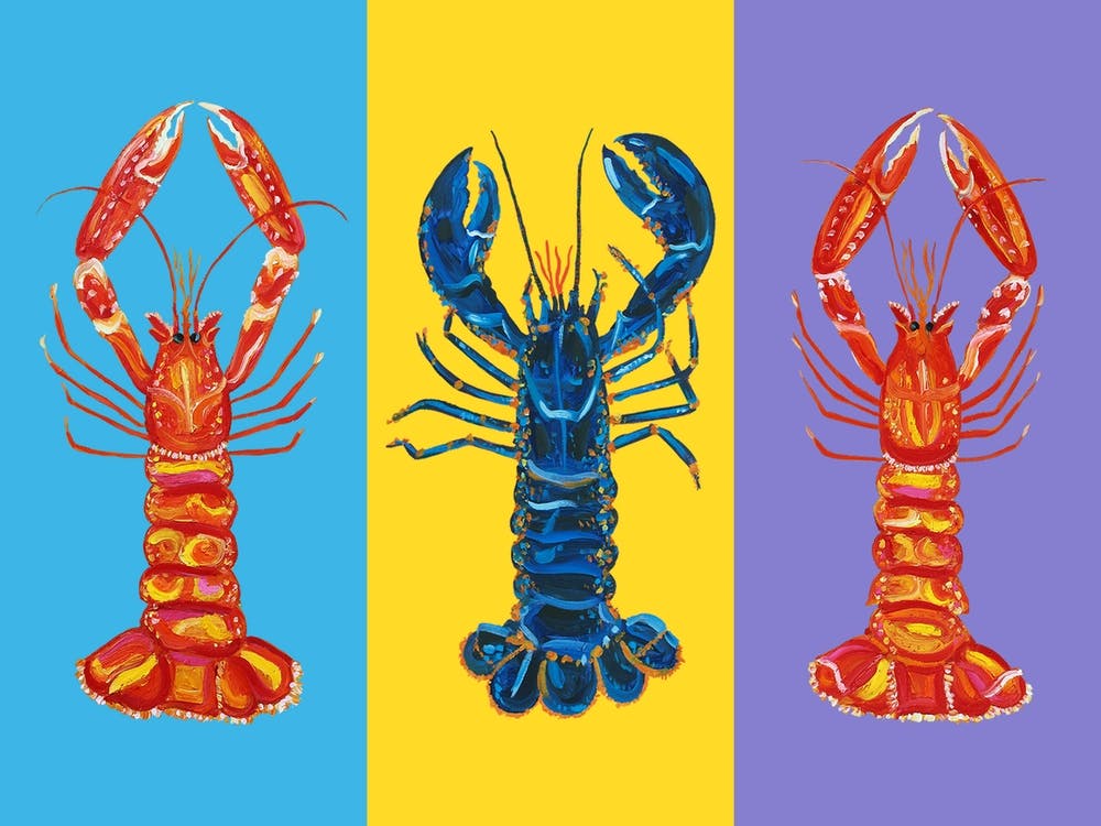 Lobster Love Pop Art