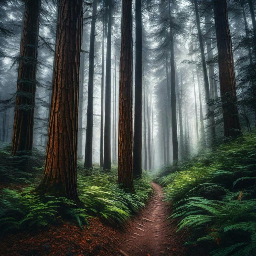 Ferns In The Forest 3