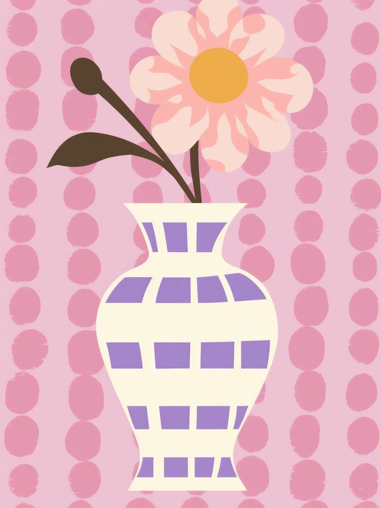 Lavender Flower Vase 3