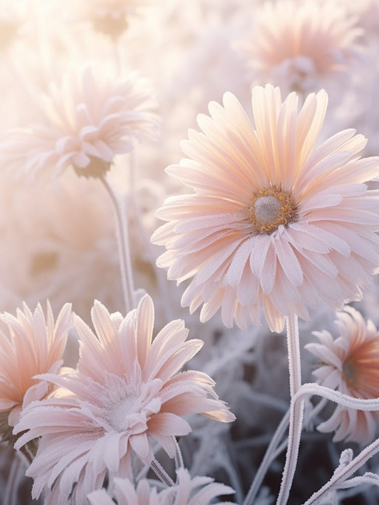 Frosty Botanical Gerbera Daisy 3