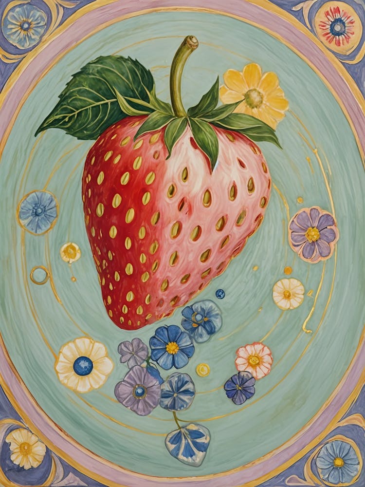 Strawberry Floral