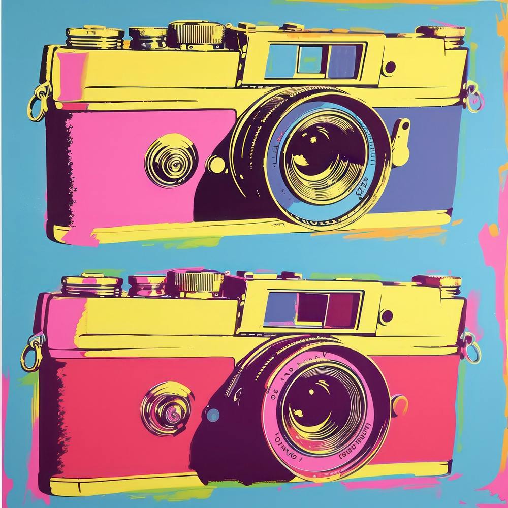 Vintage Camera Pop Art 3