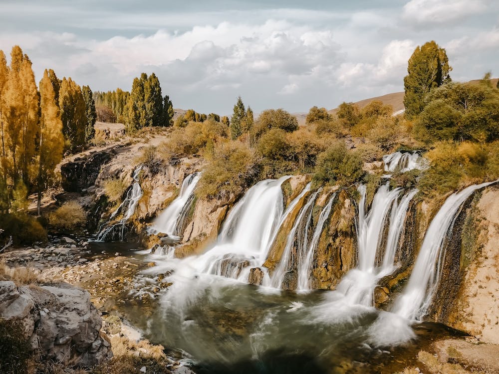 Fall Wilderness Waterfalls