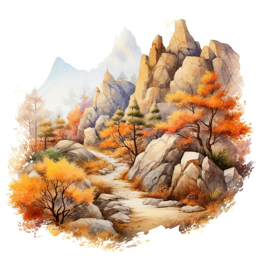 Autumn In The Mountains 1