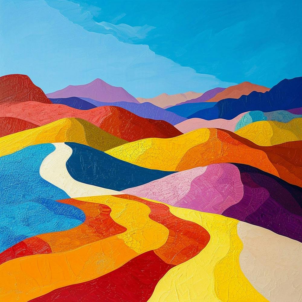 Farbenfroh Abstrakt Death Valley National Park Usa 3