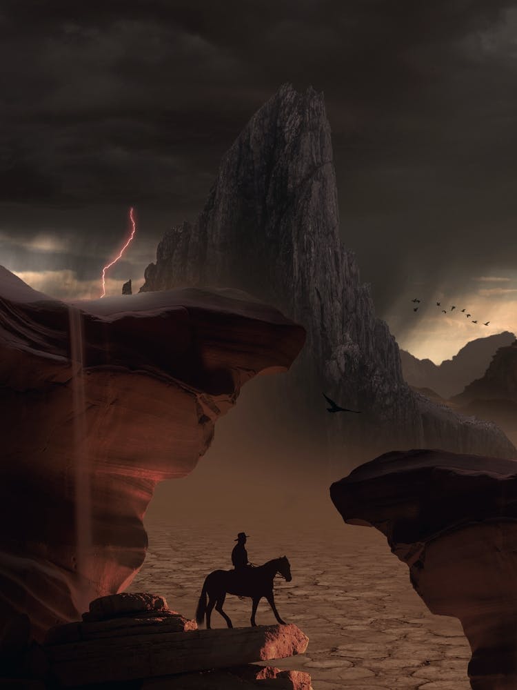 Équitation dans le Désert