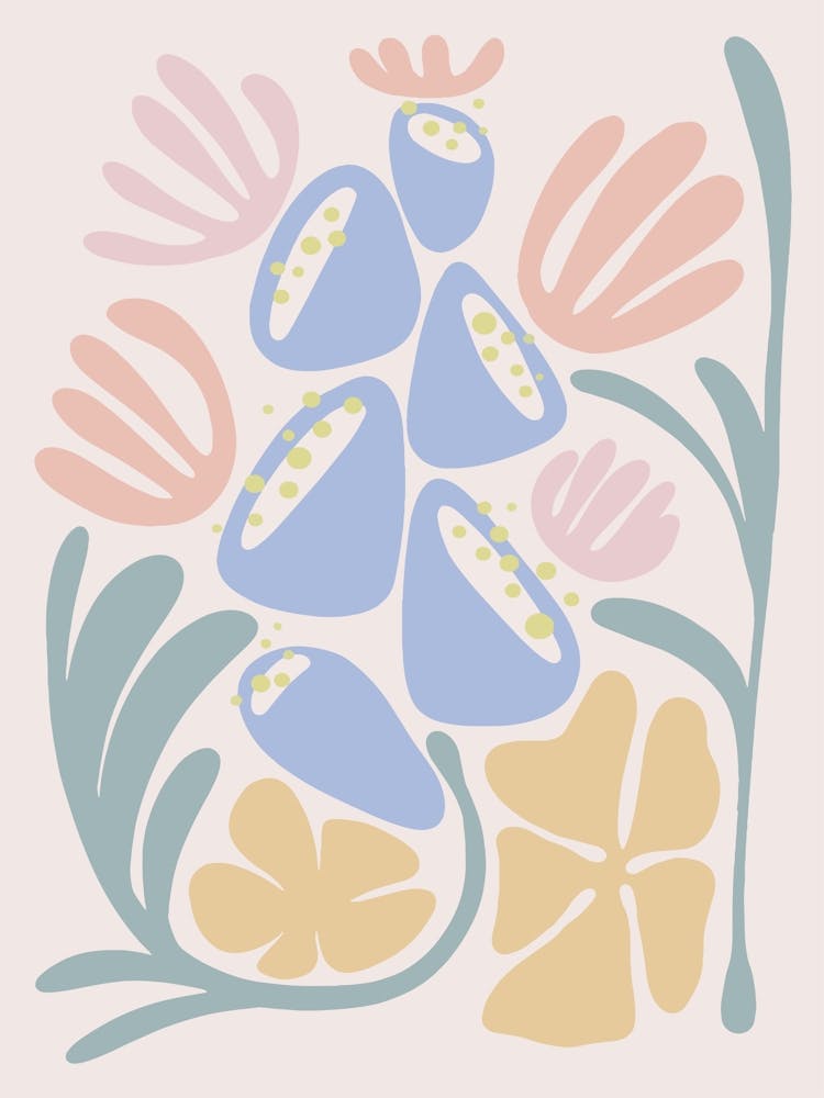 Pastel Flowers Scandinavian 2