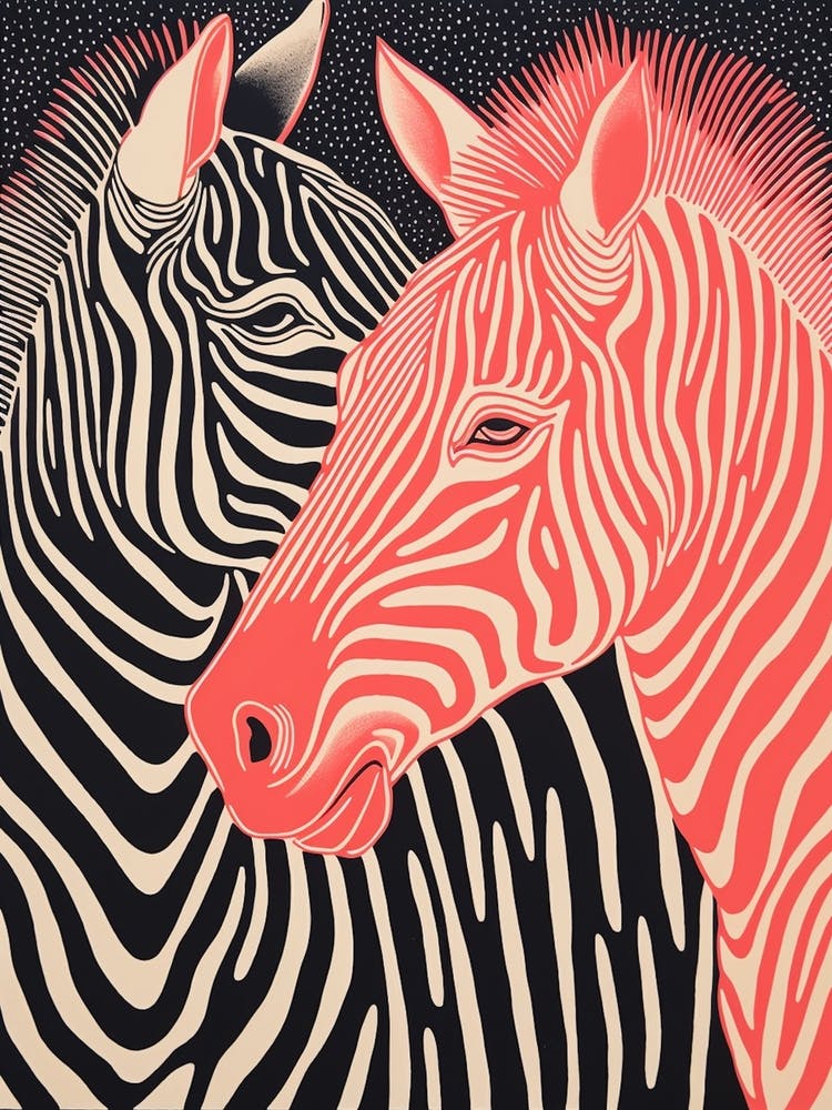 Black & Pink Zebra