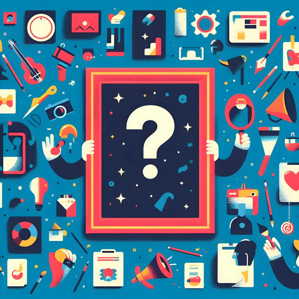 Flat Illustration Of A Question Mark