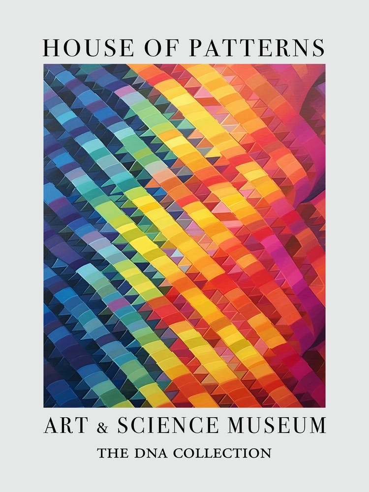Dna Art Abstract Painting 14 House Of Patterns
