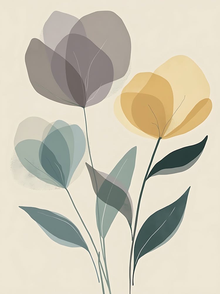 Neutral Floral Artwork | Soft & Elegant Botanical Wall Prints