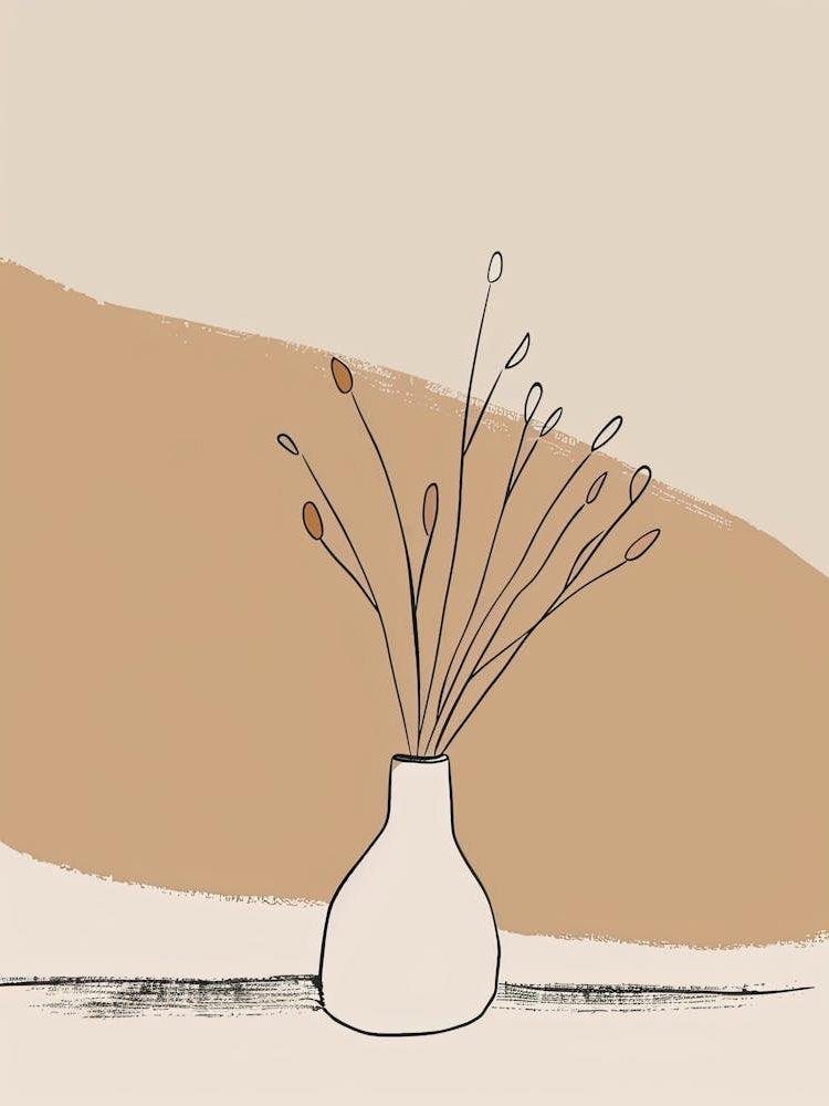 Boston Botanical Garden Boho Line Art