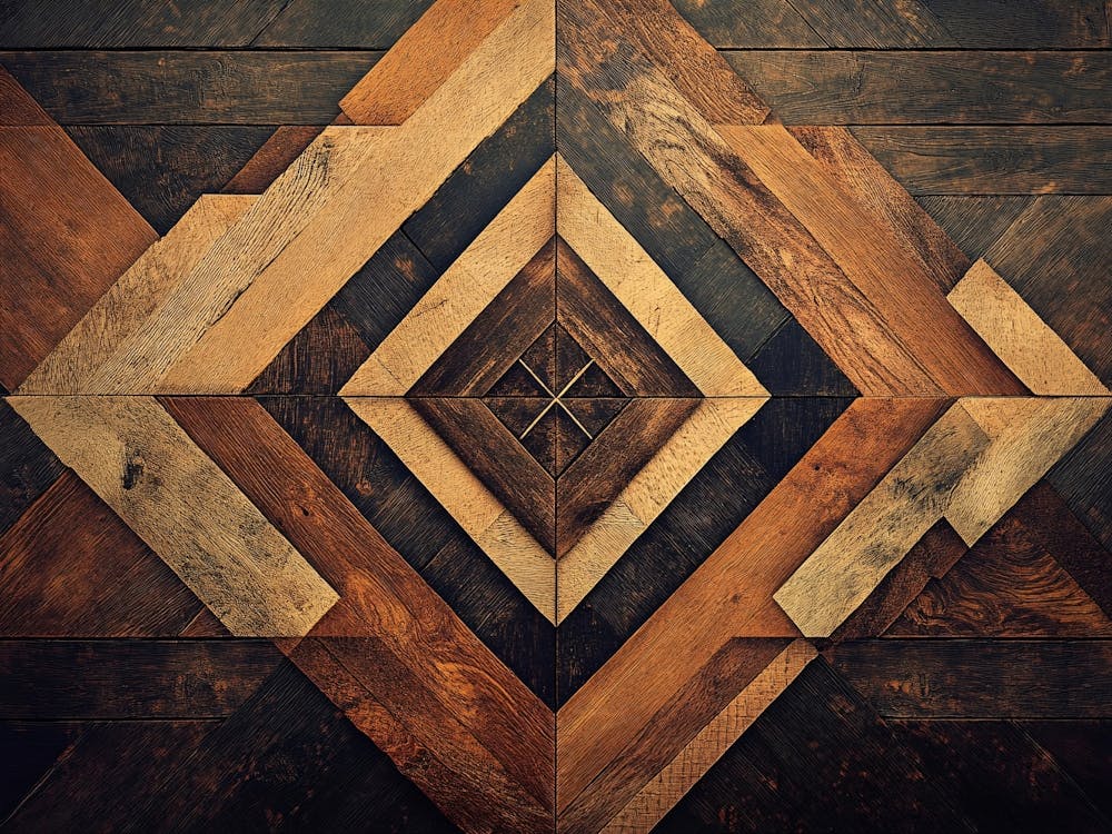 Geometric Wood Wall Art