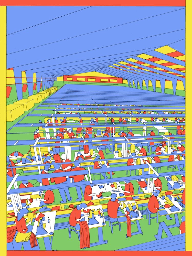 Cambodian Textile Factory