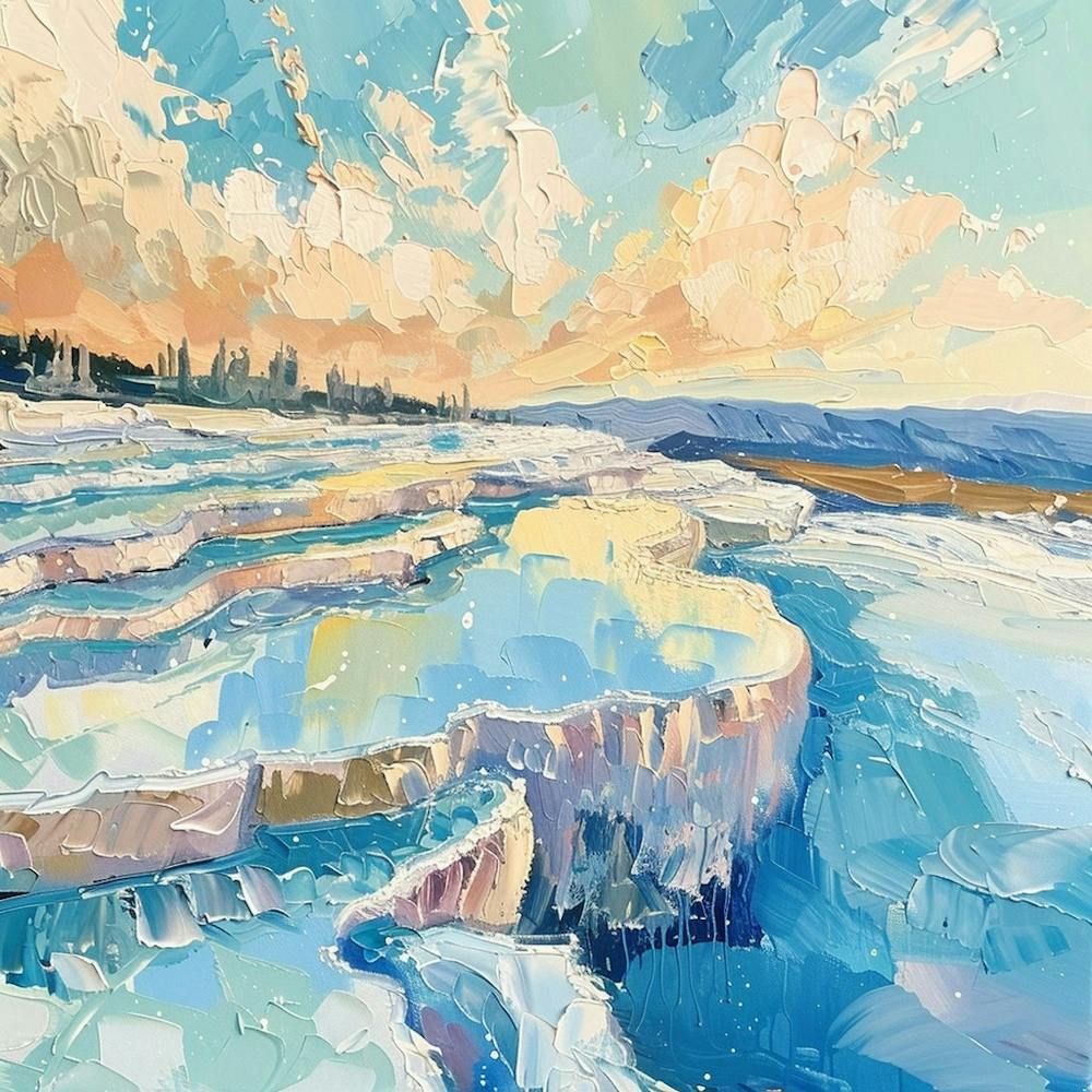 Sunrise At The Sea Of Ice