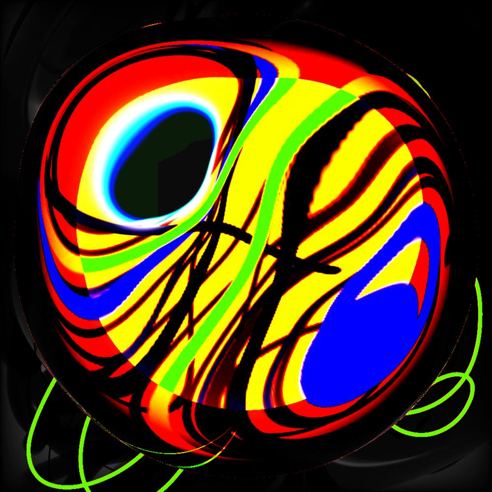 Abstract play of colors