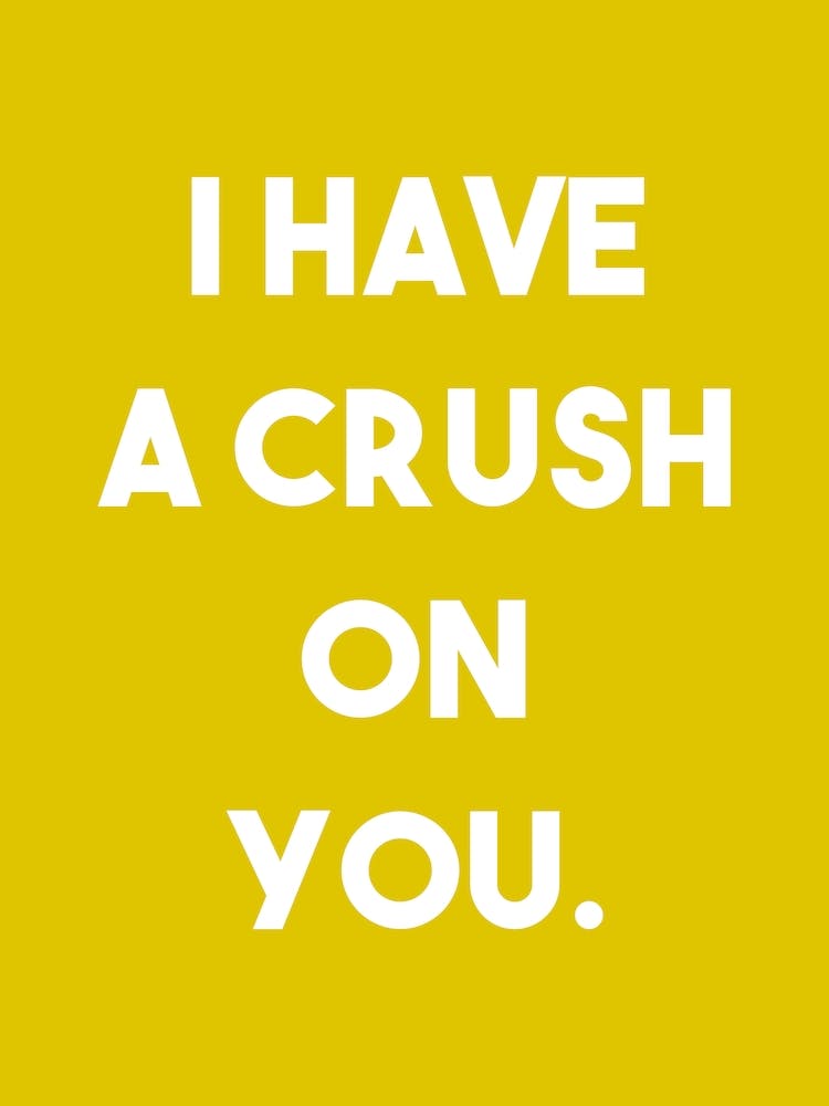 I Have A Crush On You