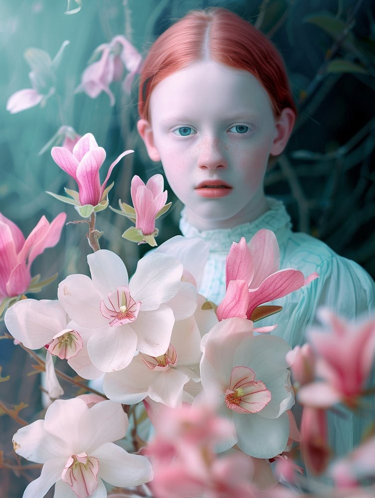 Blue, Pink And White Color Scheme