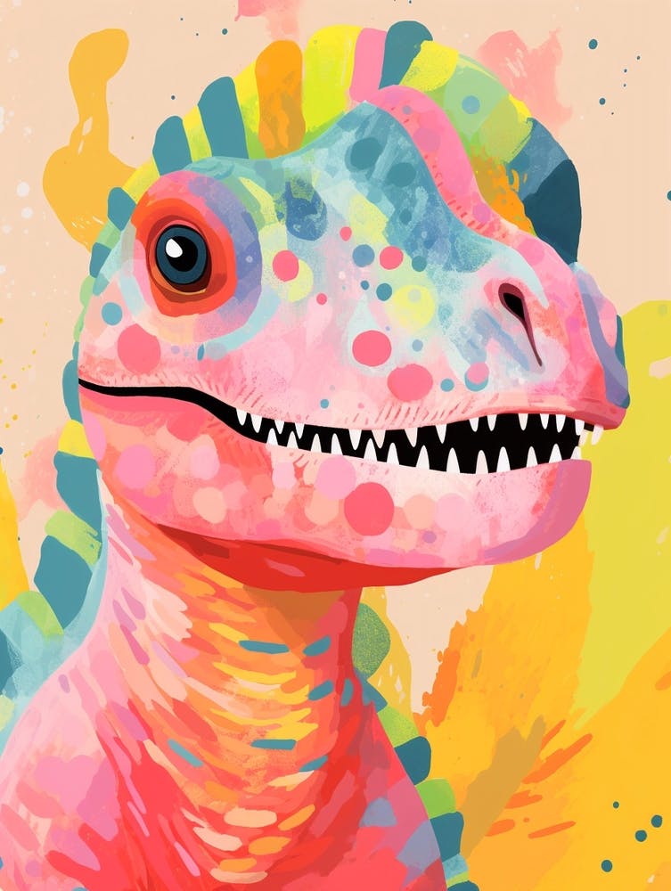 Colourful Dinosaur Aucasaurus 1