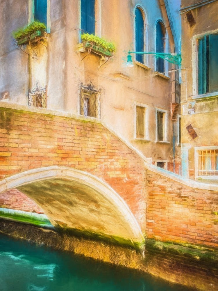 Venice Sunlit Bridge