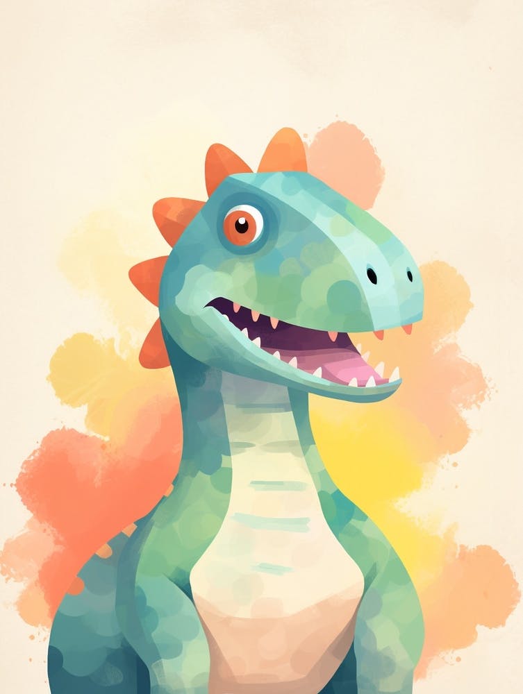 Colourful Dinosaur Saltasaurus 1