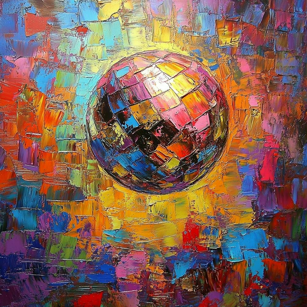Disco Ball Art 21