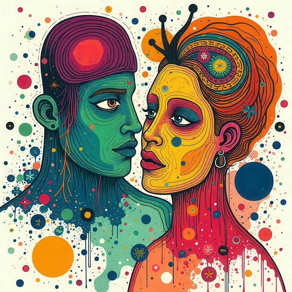 Psychedelic Couple