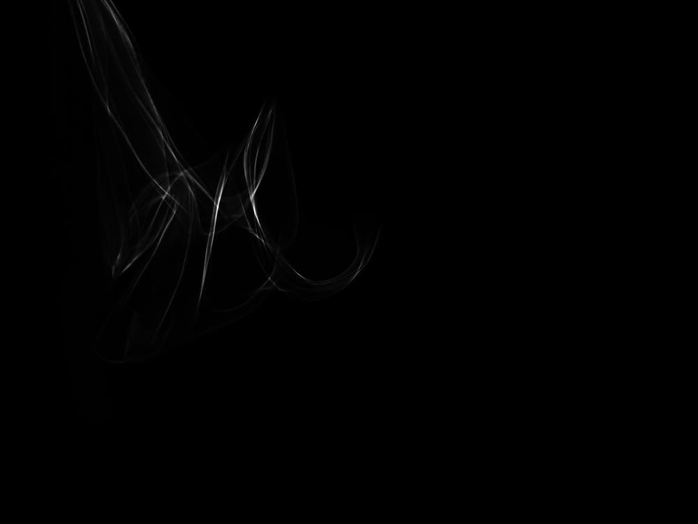 Glowing Abstract Curved Black And White Lines 1