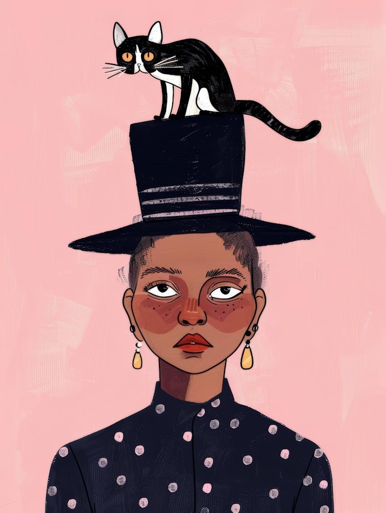 Cat On A Hat