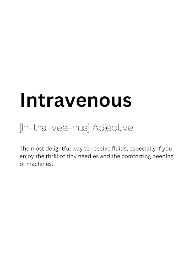 Intravenous Definition Meaning