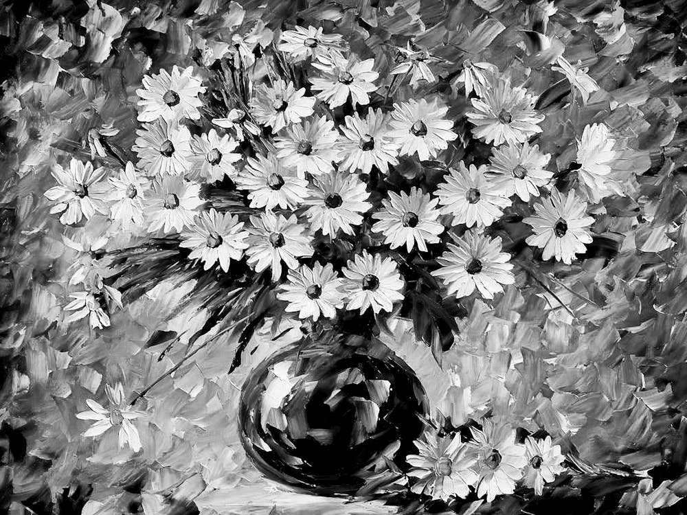 Daisies In A Vase 1
