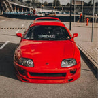 Red Toyota Supra