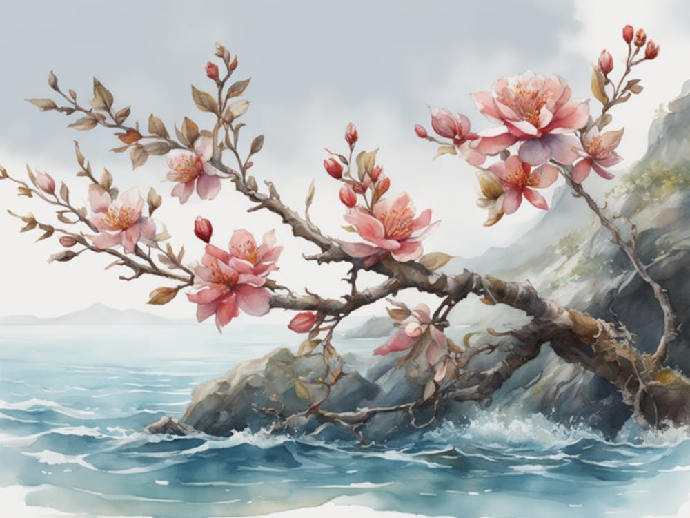 Blossoms By The Sea