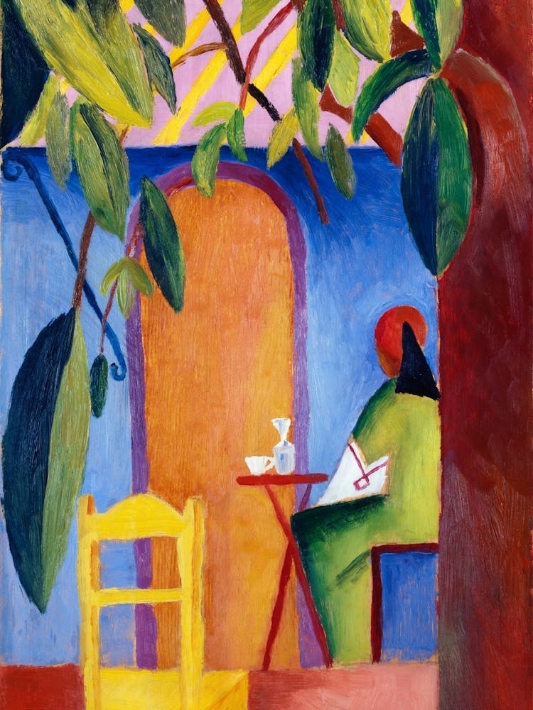 Türkisches Café (1914) famous painting