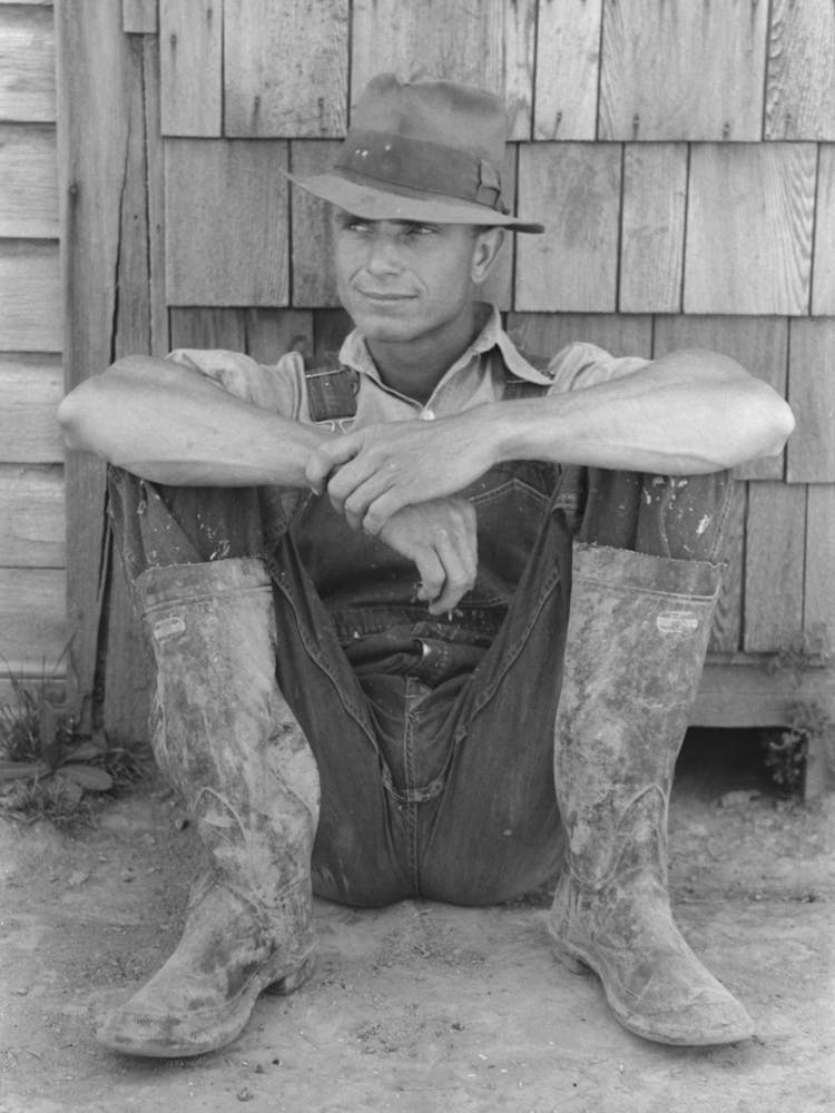 Farmer On Vale Owyhee Irrigation Project, Malheur County, Oregon By Russell Lee