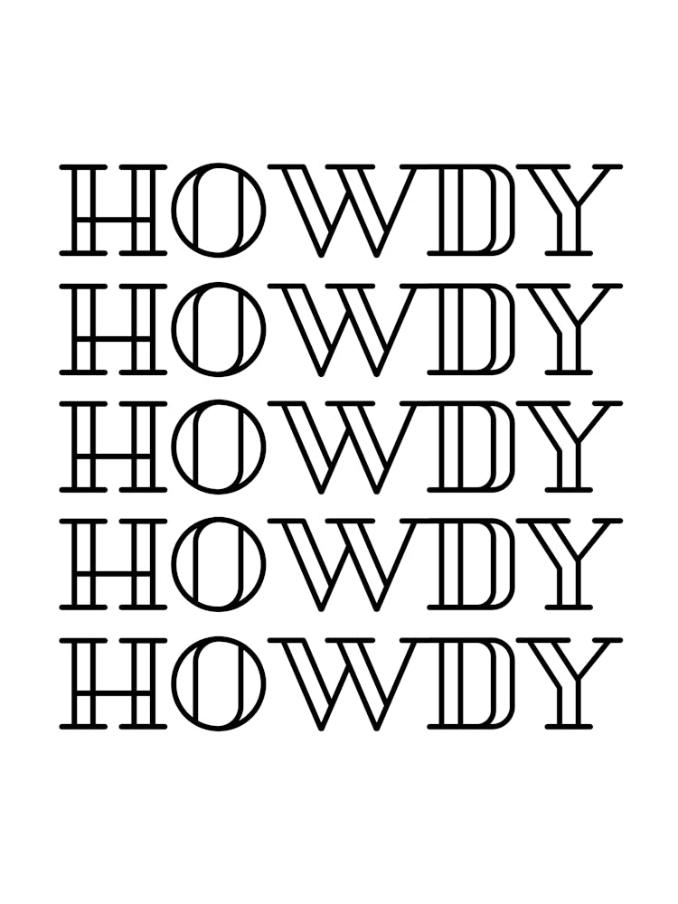 Howdy Wall