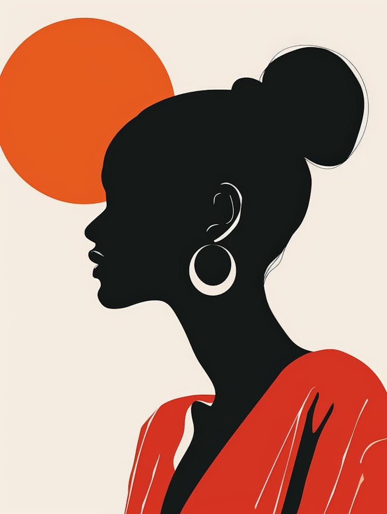 Silhouette Of A Woman 55