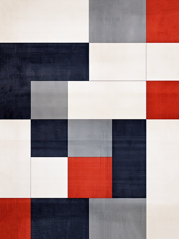 Retro Rhythms; Geometric Patterns In Mid Century Hues