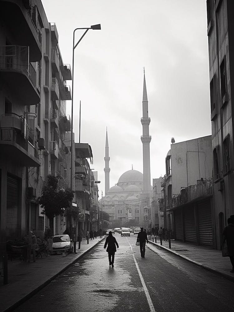 Beirut, Lebanon, Mediterranean Black And White Photography Analogue 7